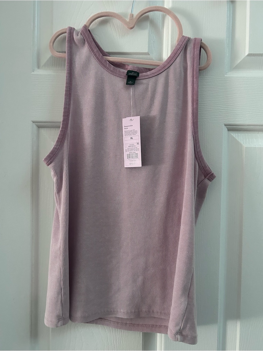 wild fable Dusty Lavender Ribbed Tank